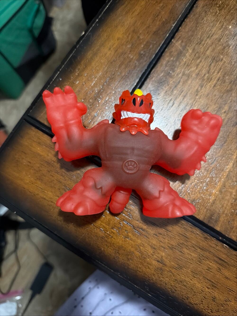 Heroes of Goo Jit Zu Dino X-Ray Blazagon Red Purple Stretchy Action Figure